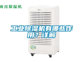 企業(yè)新聞工業(yè)除濕機(jī)有哪些作用？詳解