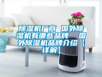 企業新聞除濕機廠商 國外除濕機有哪些品牌  國外除濕機品牌介紹【詳解】