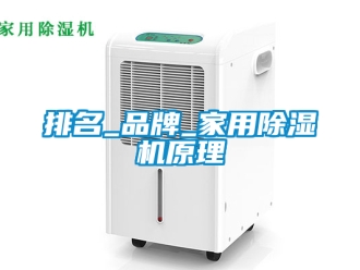 企業新聞排名_品牌_家用除濕機原理