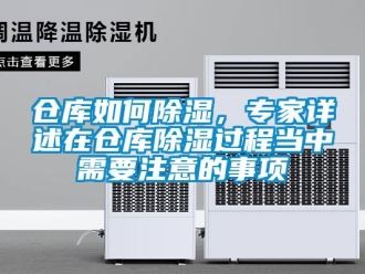 企業(yè)新聞倉庫如何除濕，專家詳述在倉庫除濕過程當(dāng)中需要注意的事項
