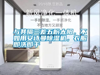企業新聞與其隔三差五盼太陽，不如用安詩曼除濕機，衣服即洗即干