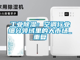 企業新聞工業除濕：空調行業細分領域里的大市場_重復