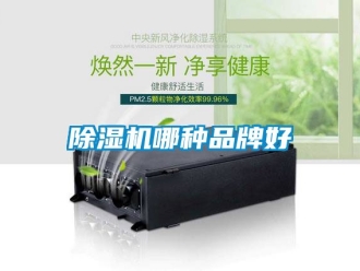 企業(yè)新聞除濕機哪種品牌好
