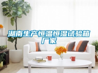 知識百科湖南生產恒溫恒濕試驗箱廠家