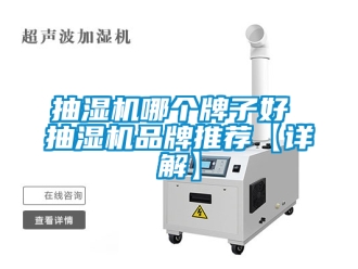 企業(yè)新聞抽濕機(jī)哪個(gè)牌子好 抽濕機(jī)品牌推薦【詳解】