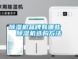 企業新聞除濕機品牌有哪些  除濕機選購方法