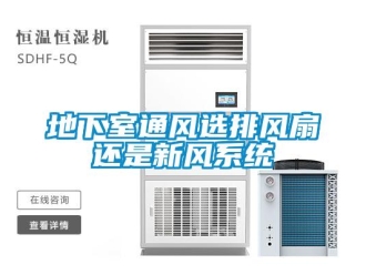 企業(yè)新聞地下室通風選排風扇還是新風系統(tǒng)