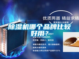 企業新聞除濕機哪個品牌比較好用？