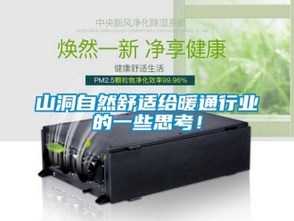 知識(shí)百科山洞自然舒適給暖通行業(yè)的一些思考！
