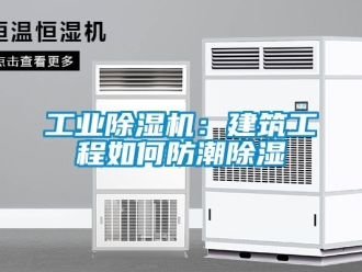 常見問題工業除濕機：建筑工程如何防潮除濕