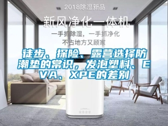 常見問題徒步、探險、露營選擇防潮墊的常識，發泡塑料、EVA、XPE的差別