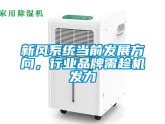 企業新聞新風系統當前發展方向，行業品牌需趁機發力