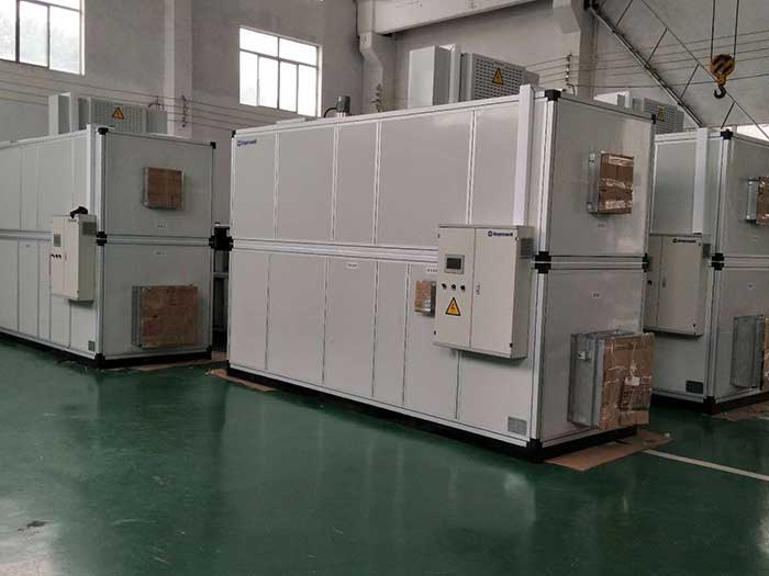 濟南銘威化工鋰電池鈷酸鋰零下40℃露點，三臺全新風轉輪除濕機組